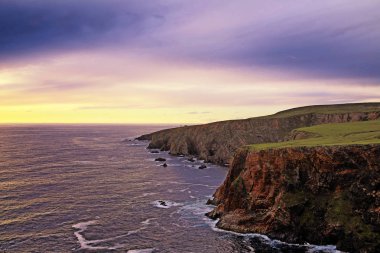 Cliffs at Arranmore Adası, Co Donegal, İrlanda