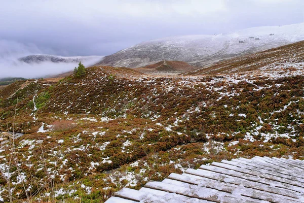 冬のスコットランドのハイランド地方 — ストック写真