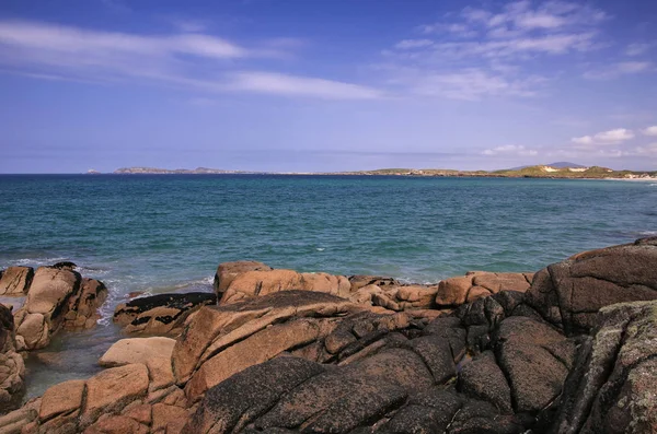 Widok Wybrzeże Carrickfin Donegal Irlandia — Zdjęcie stockowe