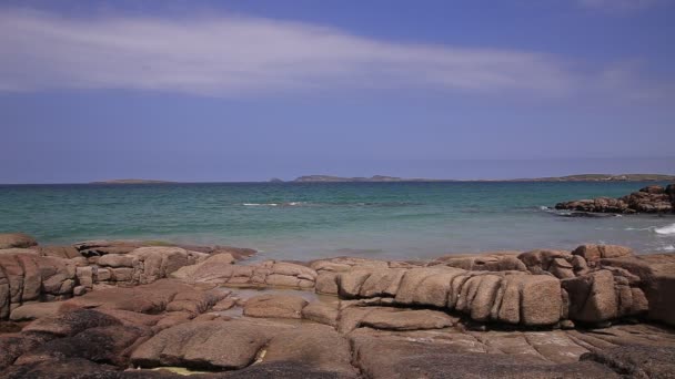 Ακτών Του Ατλαντικού Carrickfin Donegal Της Ιρλανδίας — Αρχείο Βίντεο