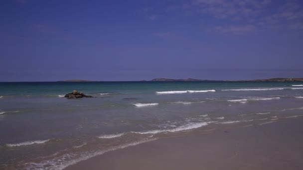 Atlantic Coastline Carrickfin Donegal Irlanda — Vídeo de Stock