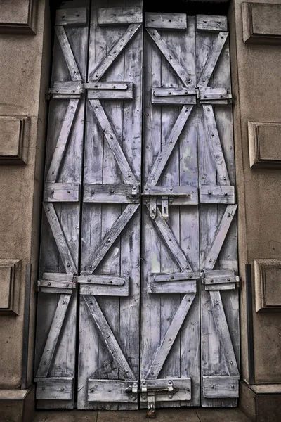 Old Door Jewish Quarter Krakow Poland — Stock Photo, Image