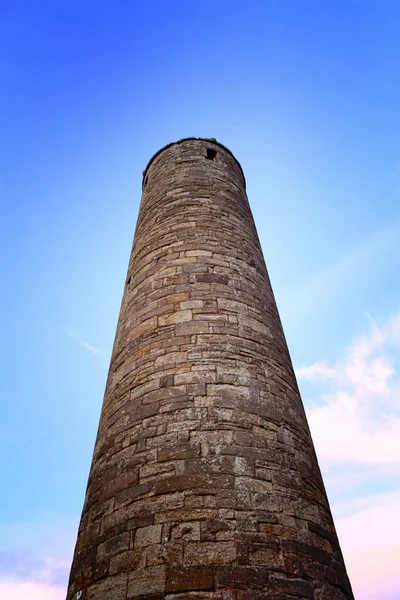 Круглая Башня Острове Девениш Лох Эрн Ферманн Северная Ирландия — стоковое фото