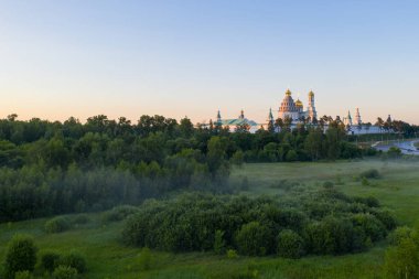 Voskresenskiy Yeni Kudüs manastırı . Istra şehri. Moskova bölgesi. Rusya