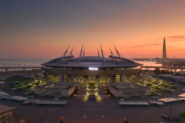 Stadium `Saint Petersburg Arena` on Krestovsky island. Saint Petersburg. Russia