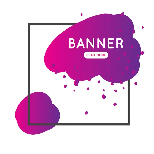 Moderne banner vector zomer — Stockvector