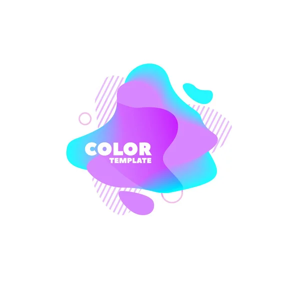 Gradient abstract banners met vloeiende vormen — Stockvector