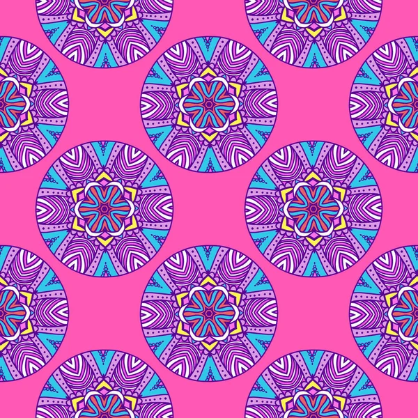 Mandala Ornament schönes Muster Geometrisches Kreiselement aus Vektor — Stockvektor