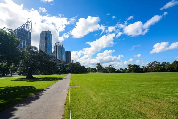 The Domain, Avustralya Sydney merkezi iş bölgesinde büyük bir park, çimenli açık alan