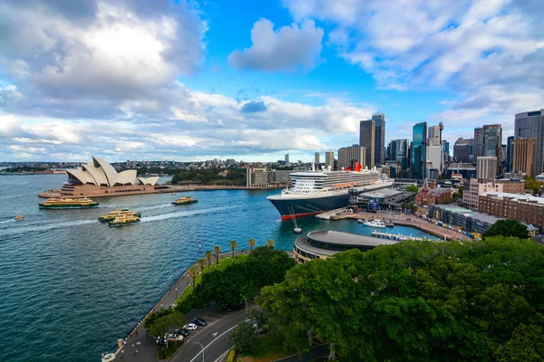 Sydney Australien Mars 2018 Färjor Hustle Och Hamnen Circular Quay — Stockfoto