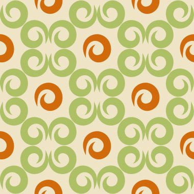 Stil soyut desen deseni. Yaprakları ile kırmızı çiçekler