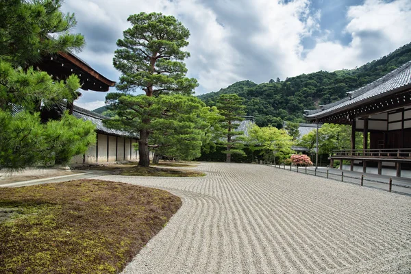 Zen-Garten des tenryu-ji-Tempels, kyoto, japan — Stockfoto
