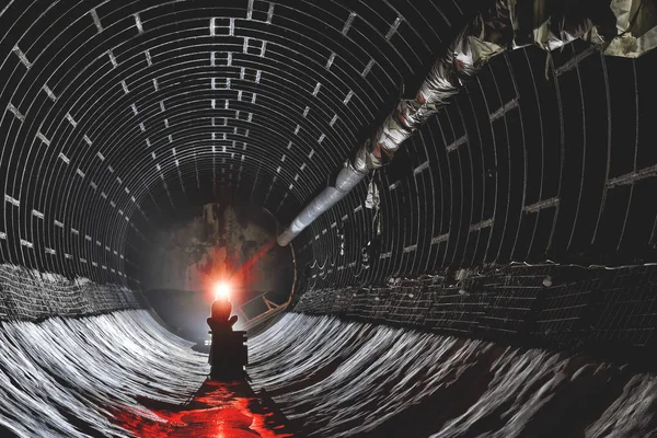 Underground Big Bunker Moscow — Stock Photo, Image