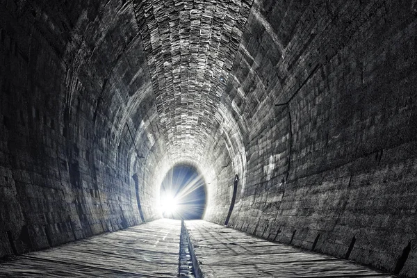 Big Abandoned Tunnel Slovakia — Stock Photo, Image