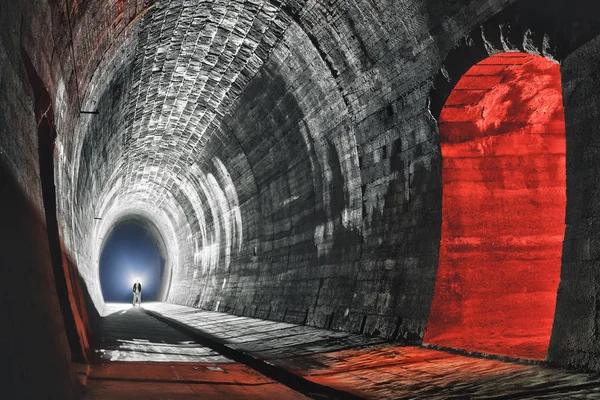 Big Abandoned Tunnel Slovakia — Stock Photo, Image