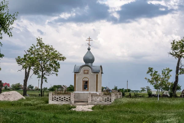 Capilla Del Monumento Los Soldados Caídos Defensores Ucrania —  Fotos de Stock