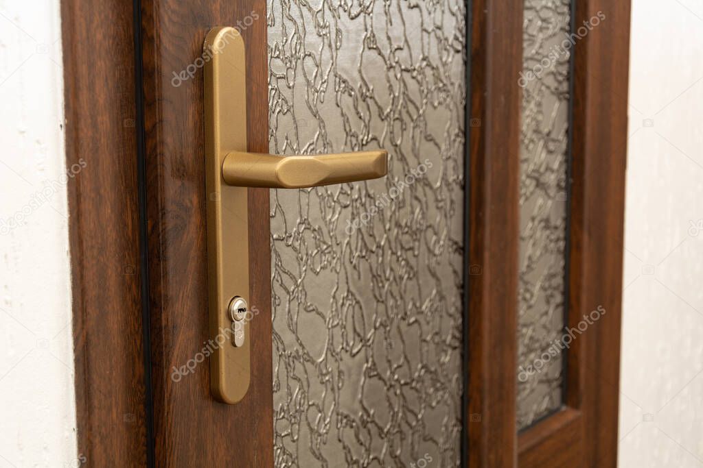 Pvc door handle, door and window hardware