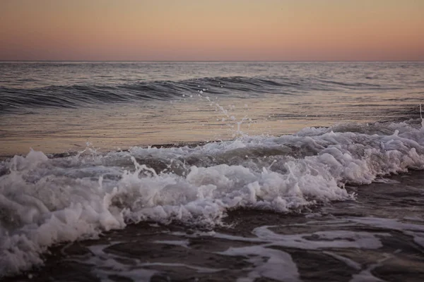 Бурі Морські Хвилі Прекрасний Морський Пейзаж Сили Природи Стихійне Лихо — стокове фото