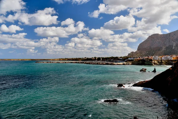 Bellissimo Paesaggio Del Mare Vicino Alla Riserva Orientata Dello Zingaro — Foto Stock