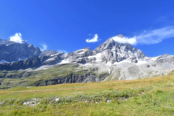 Panorama Matterhorn Visto Plano Maison — Fotografia de Stock