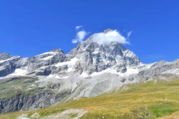 Panorama Matterhorn Visto Plano Maison — Fotografia de Stock