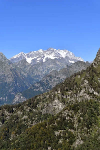 Monte Rosa Partir Cima Massero Dans Vallée Valsesia — Photo