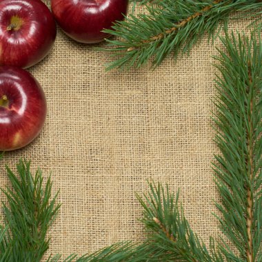 Yeni yıl yas kırmızı elma