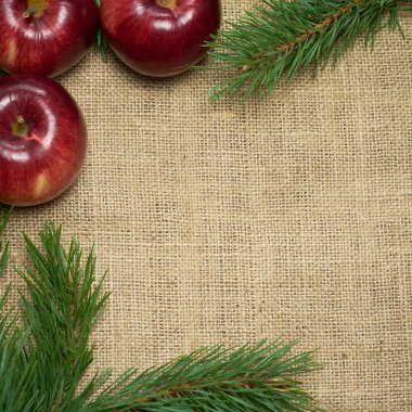 Yeni yıl yas kırmızı elma