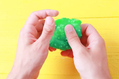 Hand Made Toy Called Slime, Experiment Scientific Method clipart