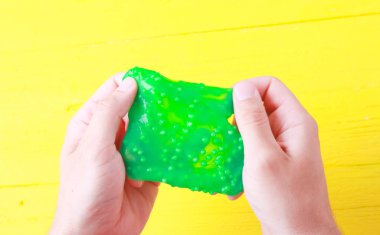Hand Made Toy Called Slime, Experiment Scientific Method clipart