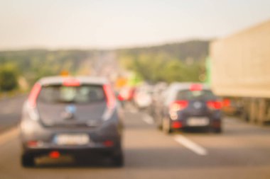 arka plan bulanık trafik sıkışıklığı