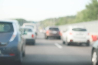 arka plan bulanık trafik sıkışıklığı