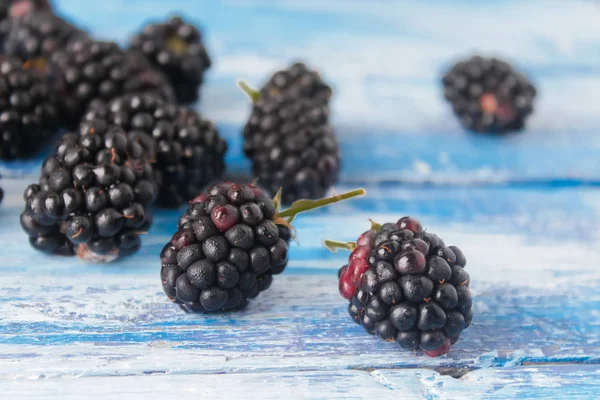 Zomer Berry Natuurlijk Organisch Bramen — Stockfoto