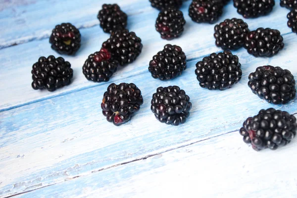 Zomer Berry Natuurlijk Organisch Bramen — Stockfoto