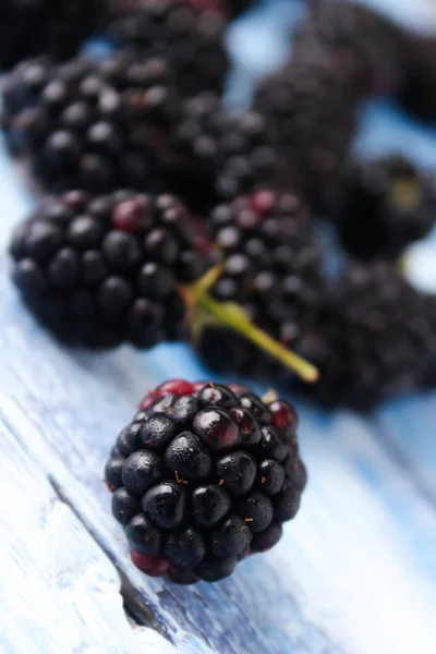 Letní Berry Přírodní Organické Ostružiny — Stock fotografie