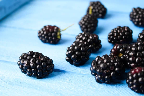 Summer Berry Natural Organic Blackberries — Stock Photo, Image
