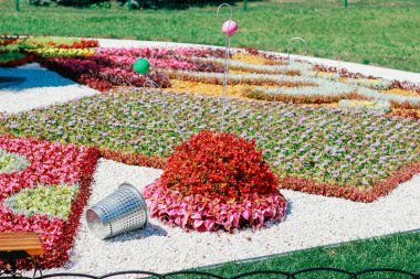 Sergi çiçek, doğal arka plan