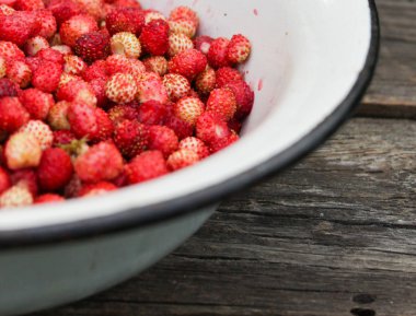 Doğal, organik yabani çilek