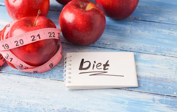 Apple Slimming Proper Nutrition — Stock Photo, Image