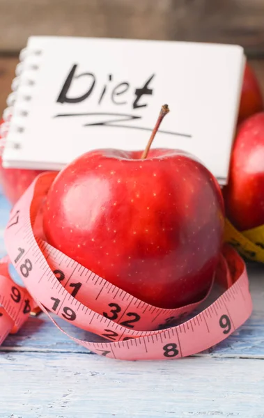 Apple Slimming Proper Nutrition — Stock Photo, Image