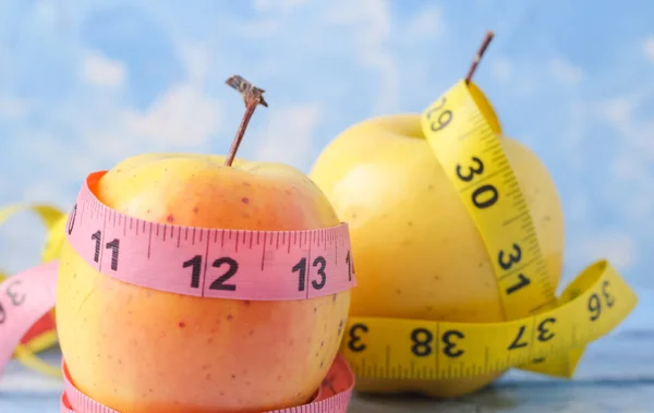 Apfel Schlankheit Richtige Ernährung — Stockfoto