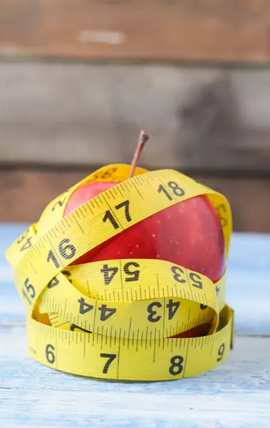 Яблуко Схуднення Правильне Харчування — стокове фото