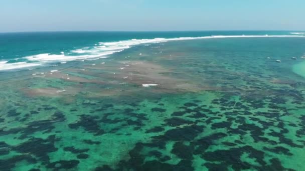 Волны Движения Океанской Воды — стоковое видео