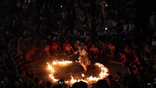 Μπαλί Παραδοσιακό Χορό Δείχνουν Πλάνα Βίντεο Ήχο — Αρχείο Βίντεο