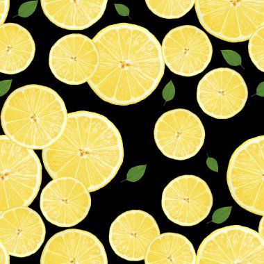 limon slies doku deseni izole