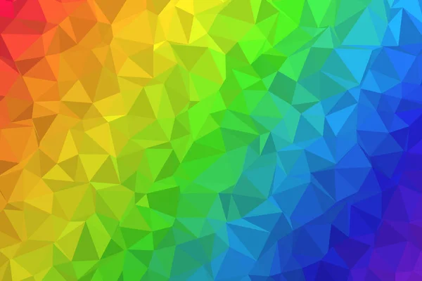 Low Poly Hintergrund Textur Farben Des Regenbogens 6000X4000Pix — Stockfoto