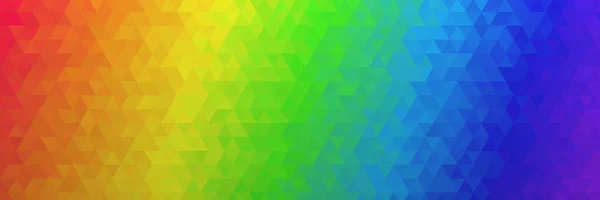 Low Poly Background Texture Colors Rainbow Big Panorama 12000X4000Pix — Stock Photo, Image