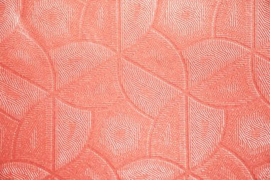 Çizgili kırmızı kağıt üzerinde geometrik Hint desen