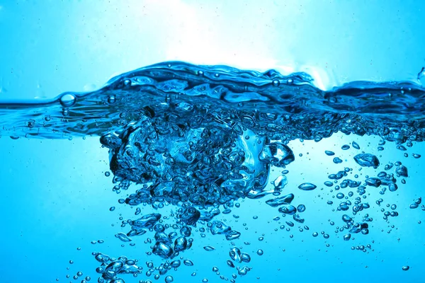 Färskvatten Med Bubblor — Stockfoto