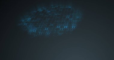 Soyut şekli arka plan. 3D render